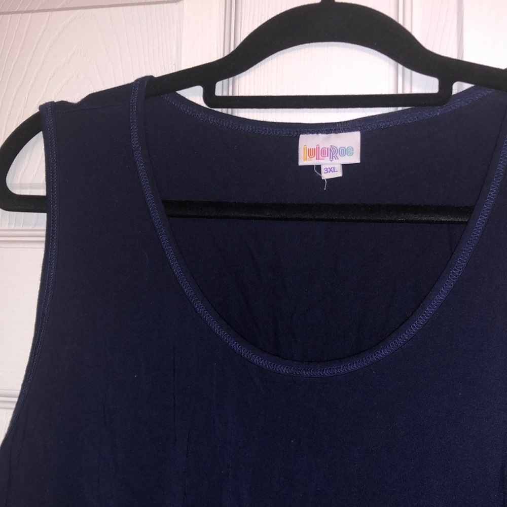 Navy Lularoe Tank 3XL